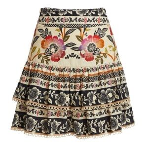 NWT FARM Rio Romantic Garden Mini Skirt XL